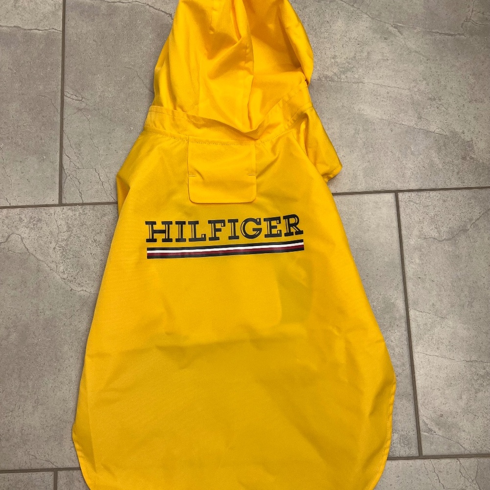 Tommy Hilfiger dog raincoat coat size large